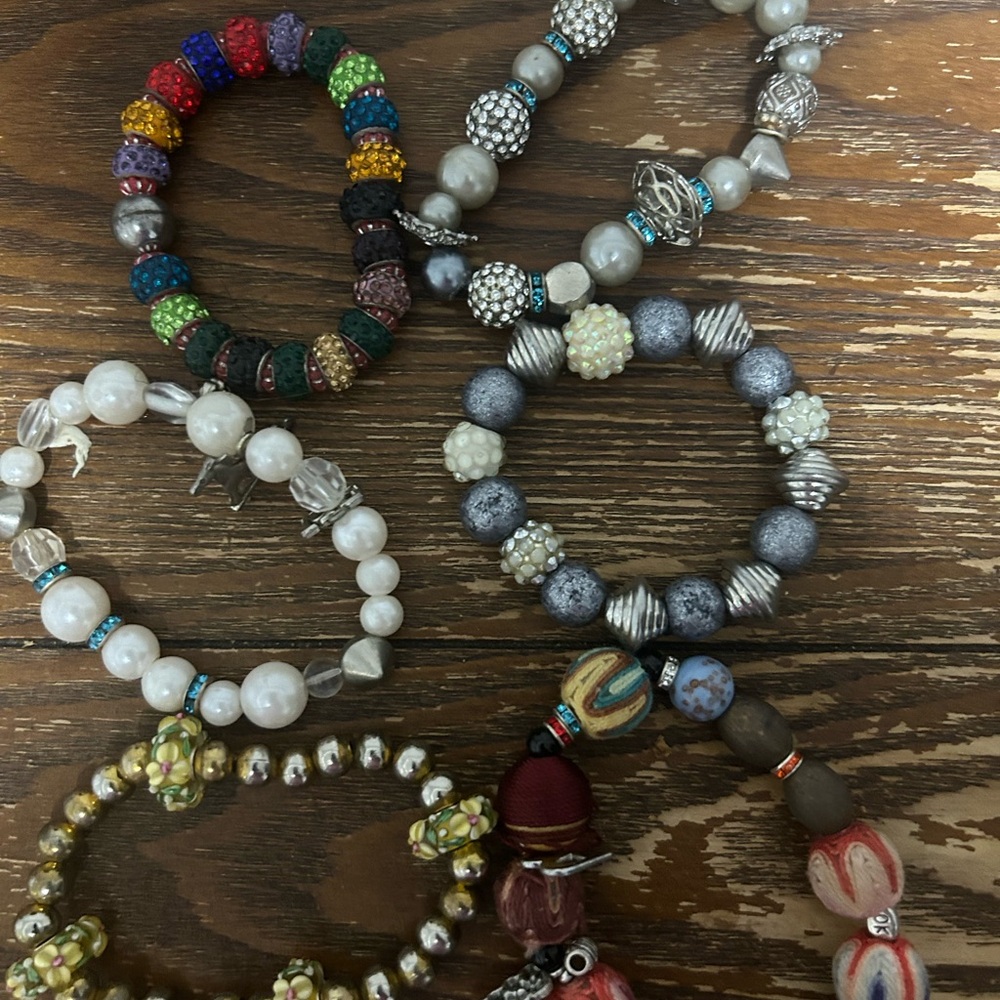 Colorful Beaded Bracelet Set